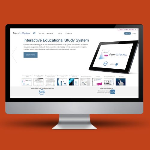 Derm In-Review website